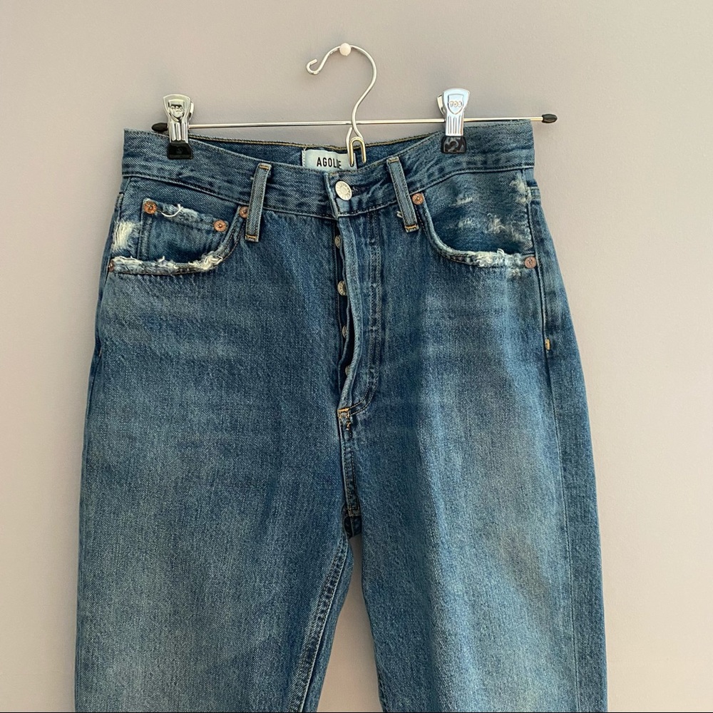 Agolde Riley Straight Crop Jean
